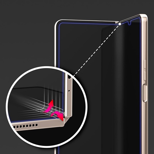 Araree Pure Diamond Inside Screen Protector Eup Film Antibacterial for Z Fold 4, Clear