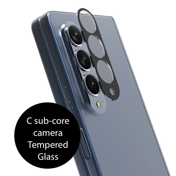 Araree C-Sub Core Camera Lense Protector Tempered Glass For Z Fold 4, Clear