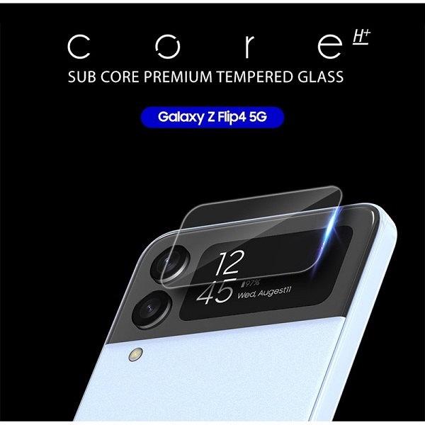 Araree Subcore Front Screen Protector Tempered Glass For Z Flip 4 - Clear