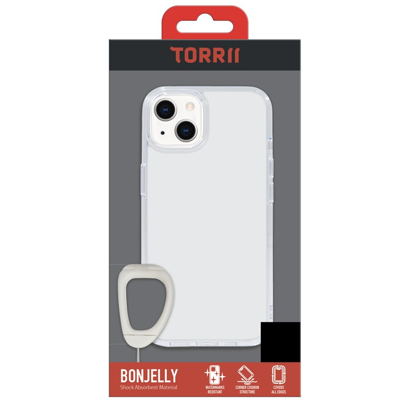 Torrii Bonjelly Case Anti-Bacterial Coating For iPhone 14 Plus (6.7) - Clear