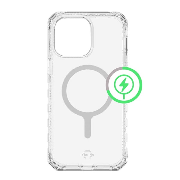 Itskins Supreme Clear Case Compatible With MagSafe For iPhone 14 Pro ( 6.1) - Transparent