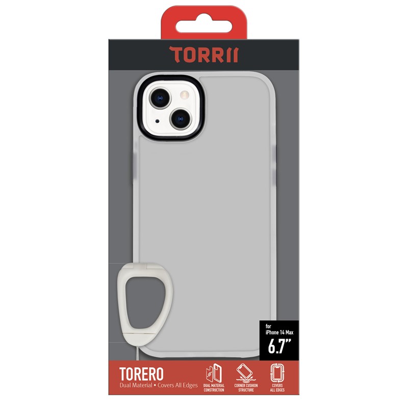 Torrii Torero Case Anti-Bacterial Coating For iPhone 14 Plus (6.7) - Clear