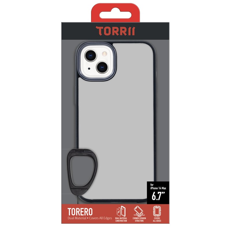 Torrii Torero Case Anti-Bacterial Coating For iPhone 14 Plus (6.7) - Black