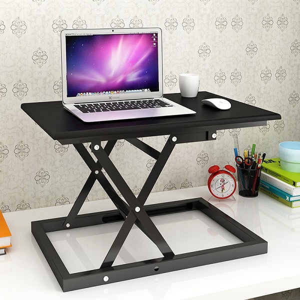 Lifting Folding Table Notebook Home Desktop Desk Simple Standing Computer - Black