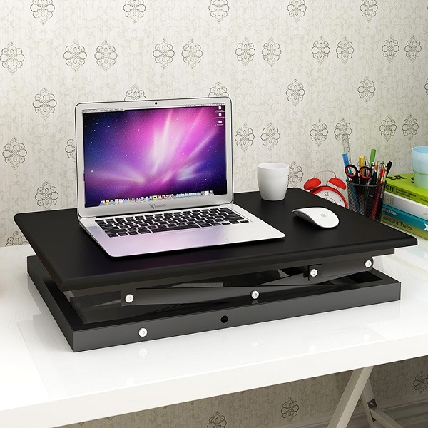 Lifting Folding Table Notebook Home Desktop Desk Simple Standing Computer - Black