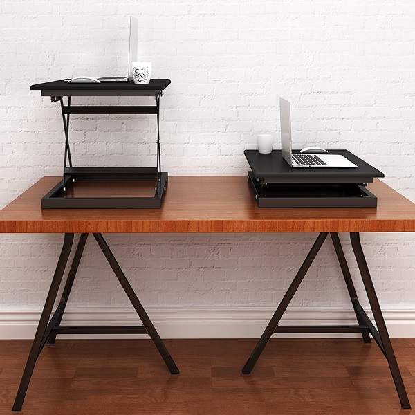 Lifting Folding Table Notebook Home Desktop Desk Simple Standing Computer - Black