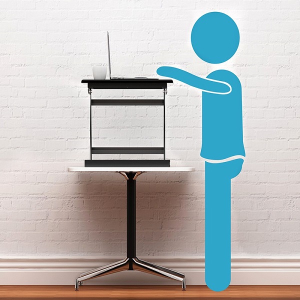 Lifting Folding Table Notebook Home Desktop Desk Simple Standing Computer - Black