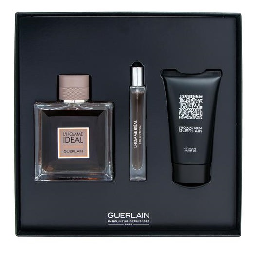 Guerlain L'Homme Ideal Eau De Toilette for Women 100 Ml  + 75 Ml Shower Gel Gift Set