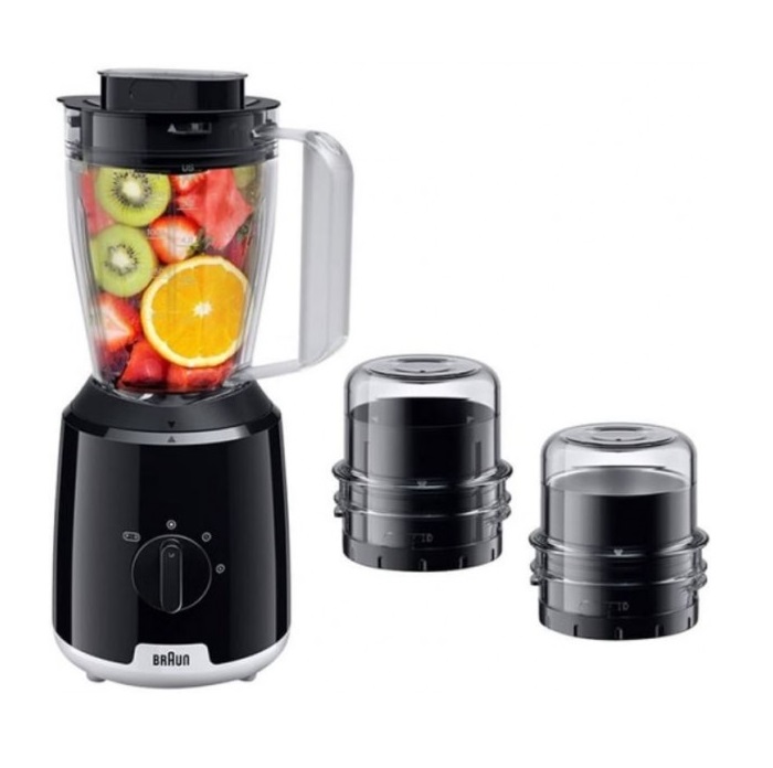 Braun 600Watts, 2 Speed Power Blender, Black - JB1023-BK