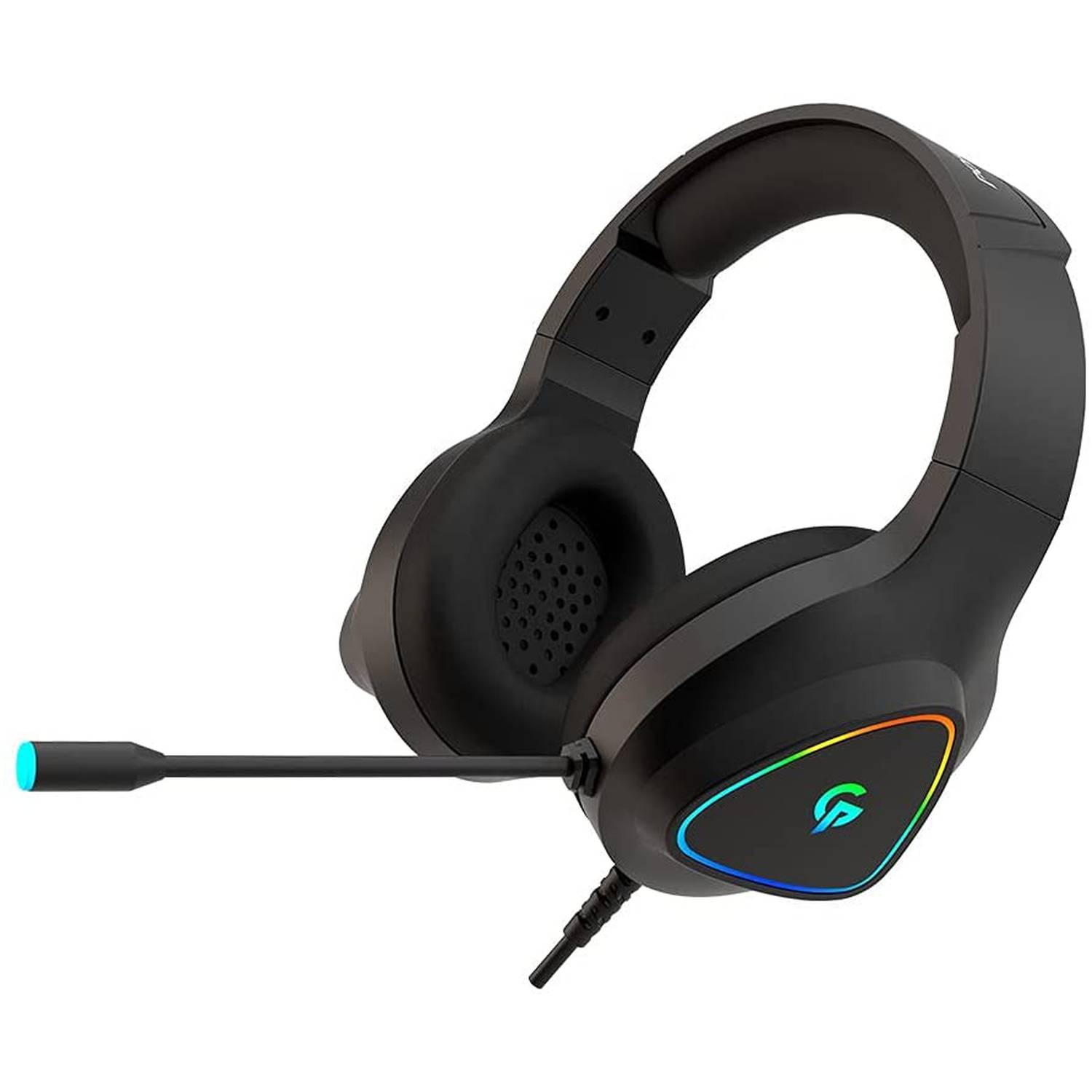 Porodo Gaming RGB Headphone HD Sound  - Black