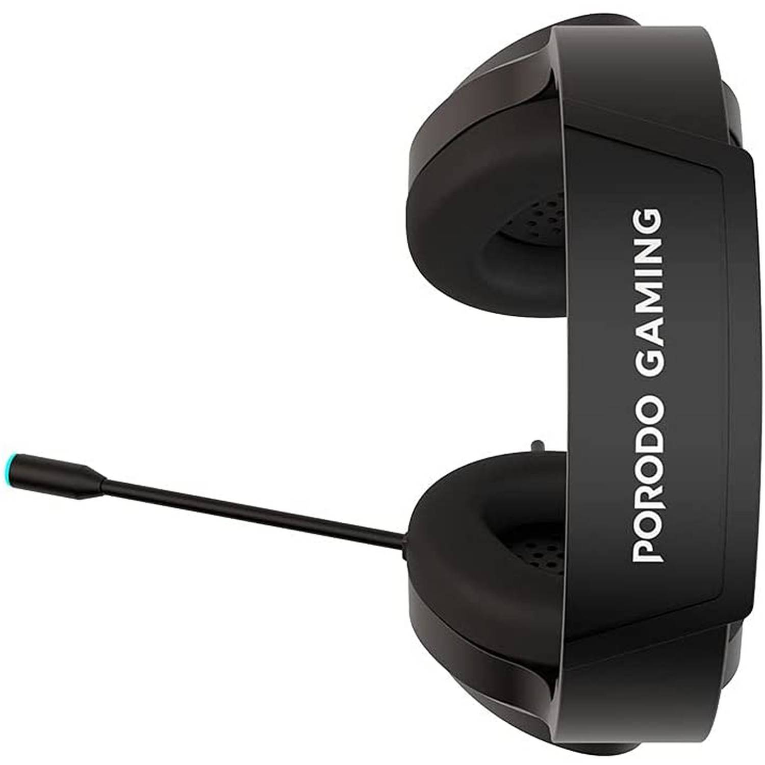 Porodo Gaming RGB Headphone HD Sound  - Black