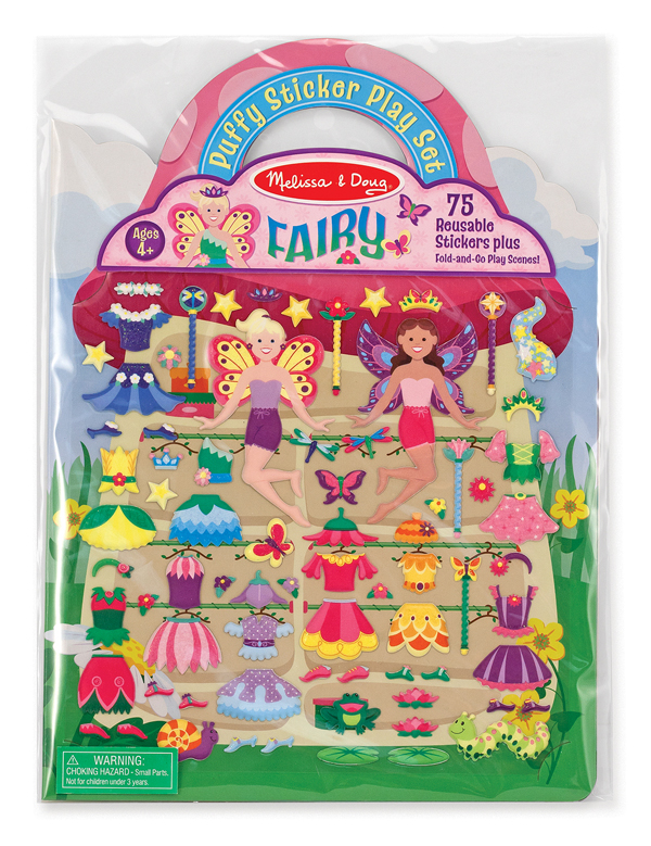 Melissa and Doug Puffy Sticker Play Set - Fairy