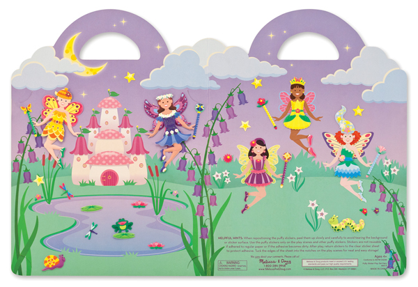 Melissa and Doug Puffy Sticker Play Set - Fairy