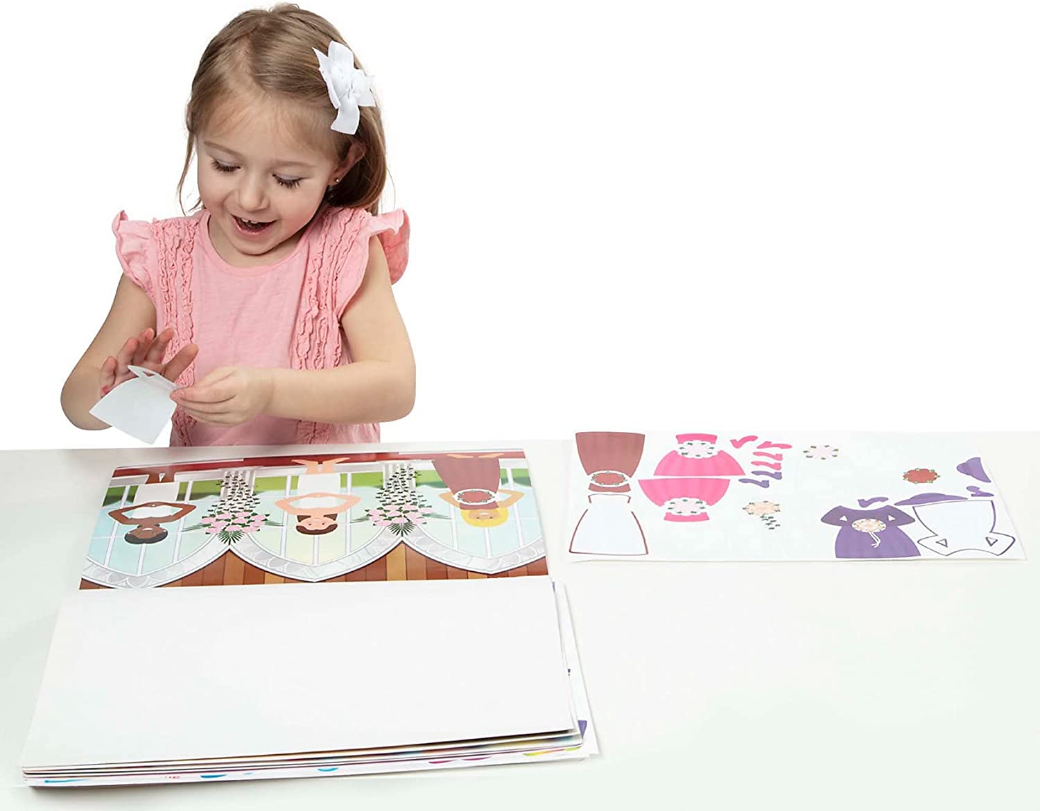 Melissa and Doug Reusable Sticker Pad: Dress-Up - 165+ Reusable Stickers