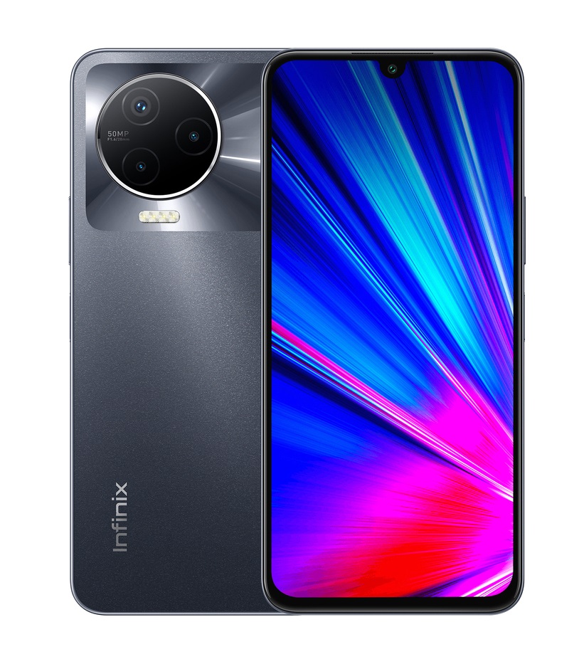 Infinix NOTE 12 2023 6.66" AMOLED+FHD Helio G99 4G, Triple Rear 50+2+Q/16Mb, 256+8GBup to 13GB Cam FP& Face, T-c 5000MAH - Volcanic Grey