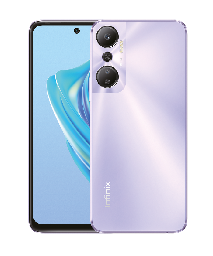 Infinix Hot 20 Smartphone 4G, 6.82-Inch, 6GB RAM | 128GB ROM, 5000mAh Battery - Purple