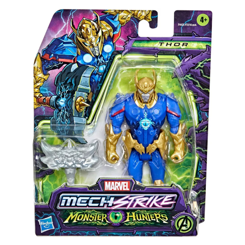 Hasbro Marvel Avengers Mech Strike Monster Hunters Thor