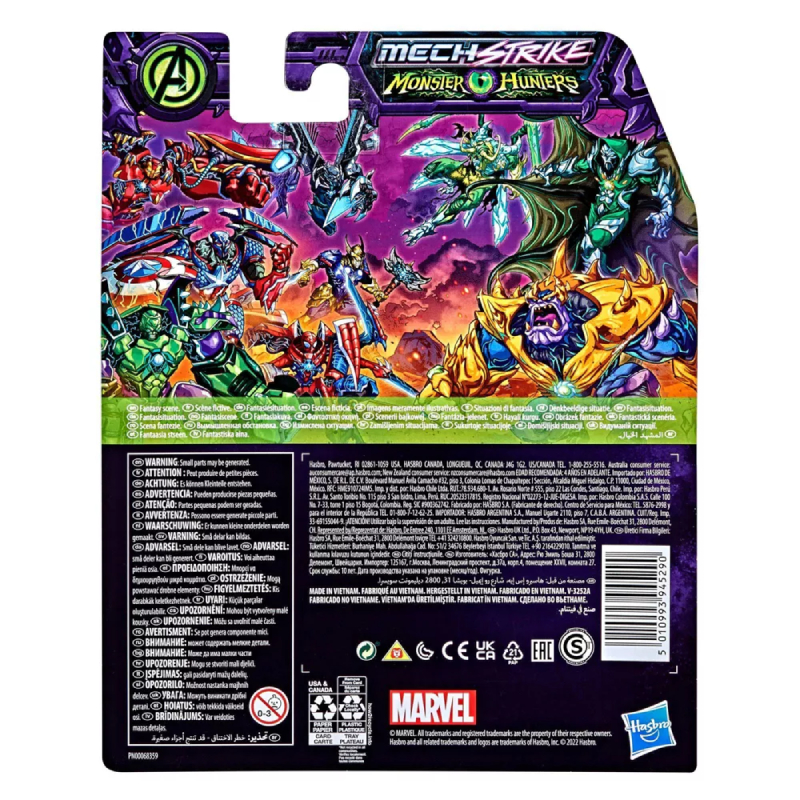 Hasbro Marvel Avengers Mech Strike Monster Hunters Black Panther