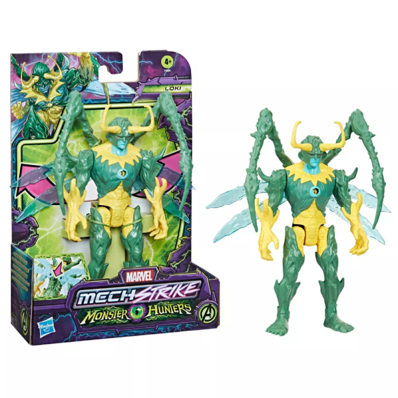 Hasbro Marvel Avengers Mech Strike Monster Hunters Loki Action Figure