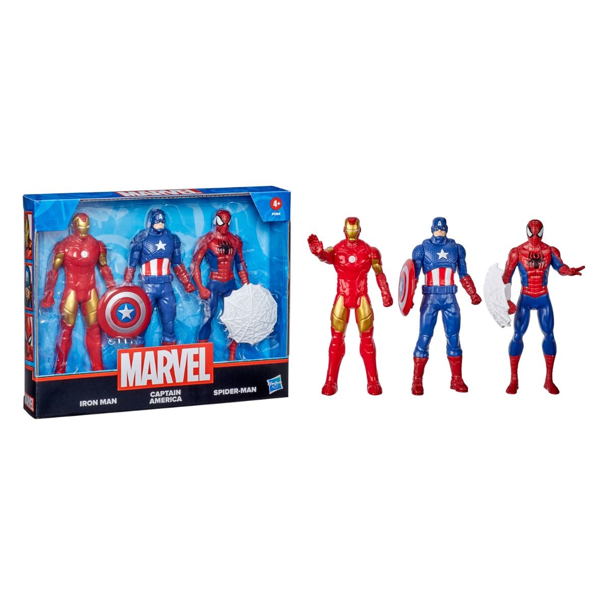 Hasbro Marvel Action Figure Toy 3-Pack, 6-inch Figures