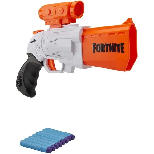 Nerf Fortnite SR Blaster, 4-Dart Hammer Action