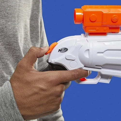 Nerf Fortnite SR Blaster, 4-Dart Hammer Action