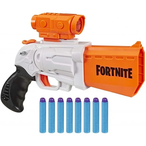 Nerf Fortnite SR Blaster, 4-Dart Hammer Action