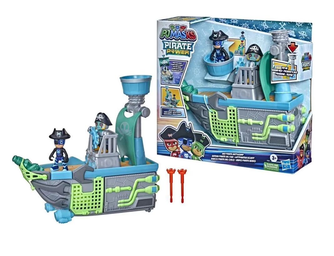 Hasbro PJ Masks Sky Pirate Battleship Preschool Toy