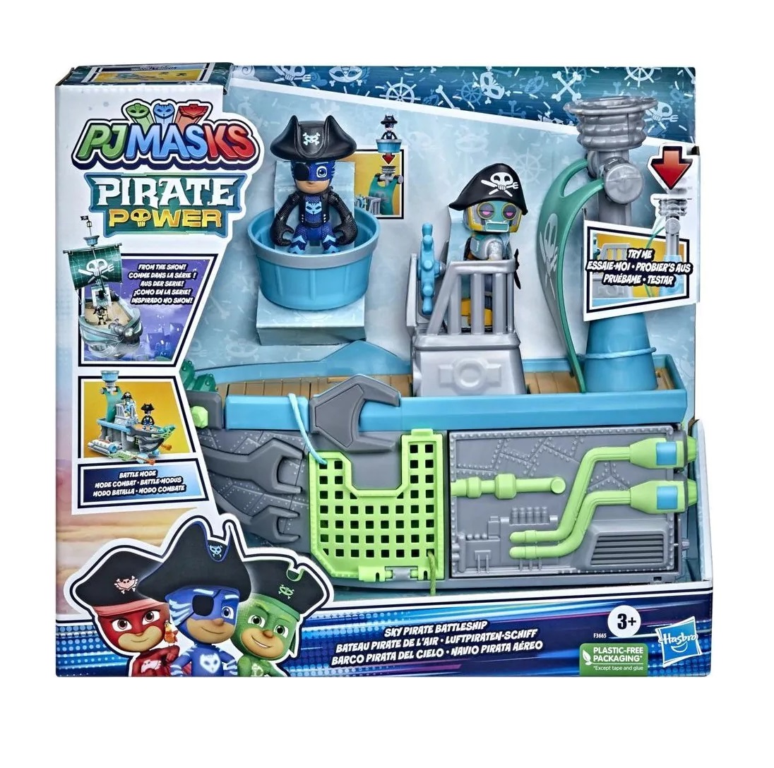 Hasbro PJ Masks Sky Pirate Battleship Preschool Toy