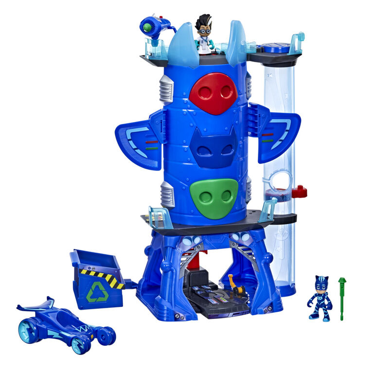 Hasbro PJ Masks Deluxe Battle HQ Preschool Toy, Headquarters Playset - English Edition