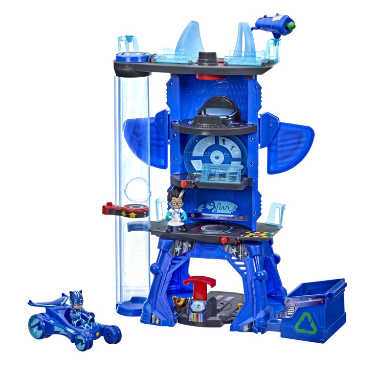 Hasbro PJ Masks Deluxe Battle HQ Preschool Toy, Headquarters Playset - English Edition