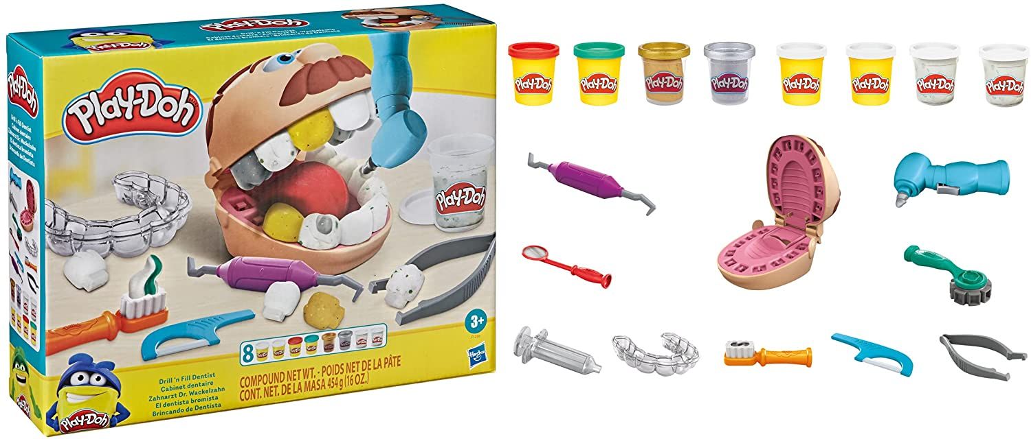 Play-Doh Hasbro Drill 'N Fill Dentist Playset F1259