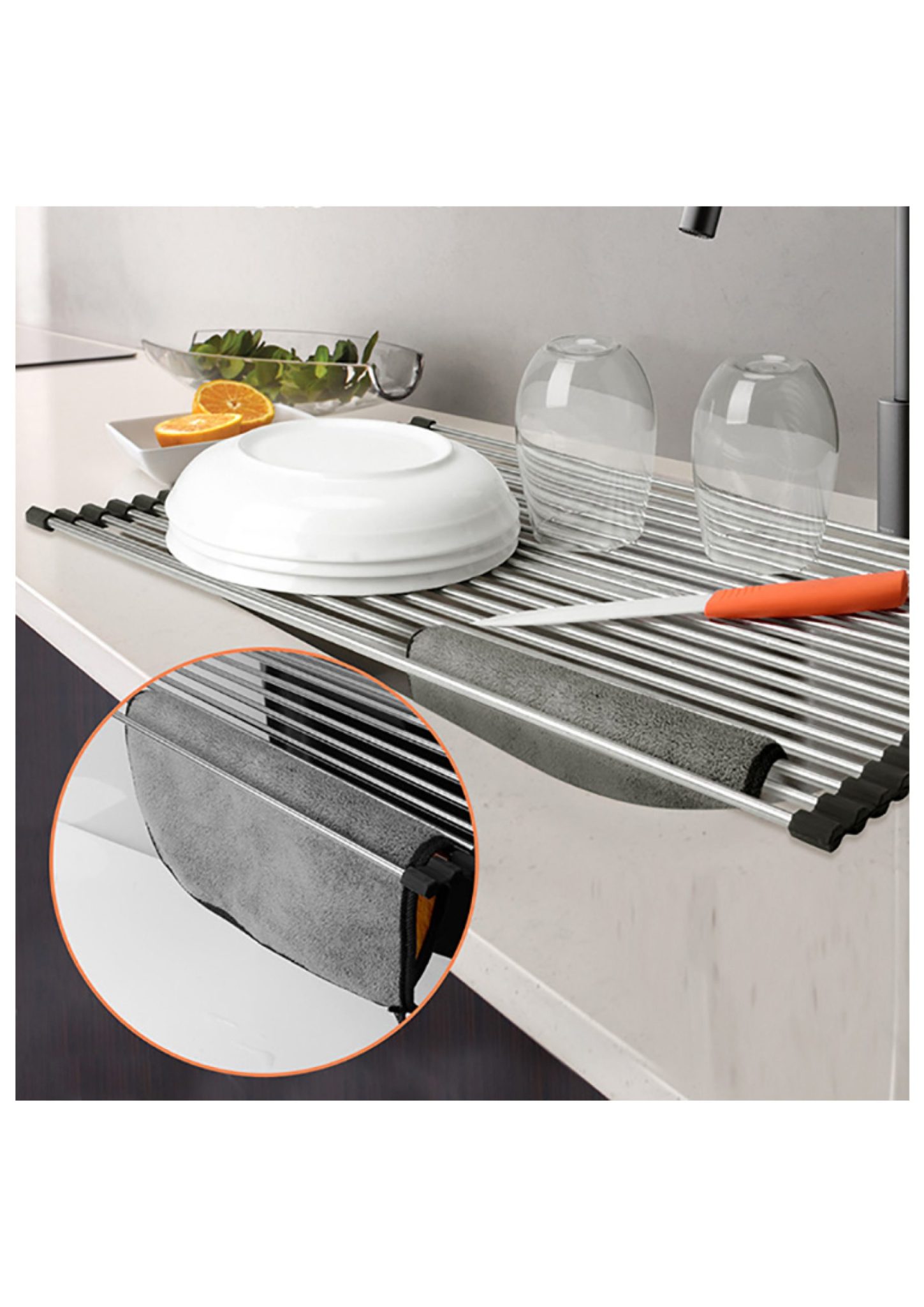 Radix Roll Up Dish Dryer Rack