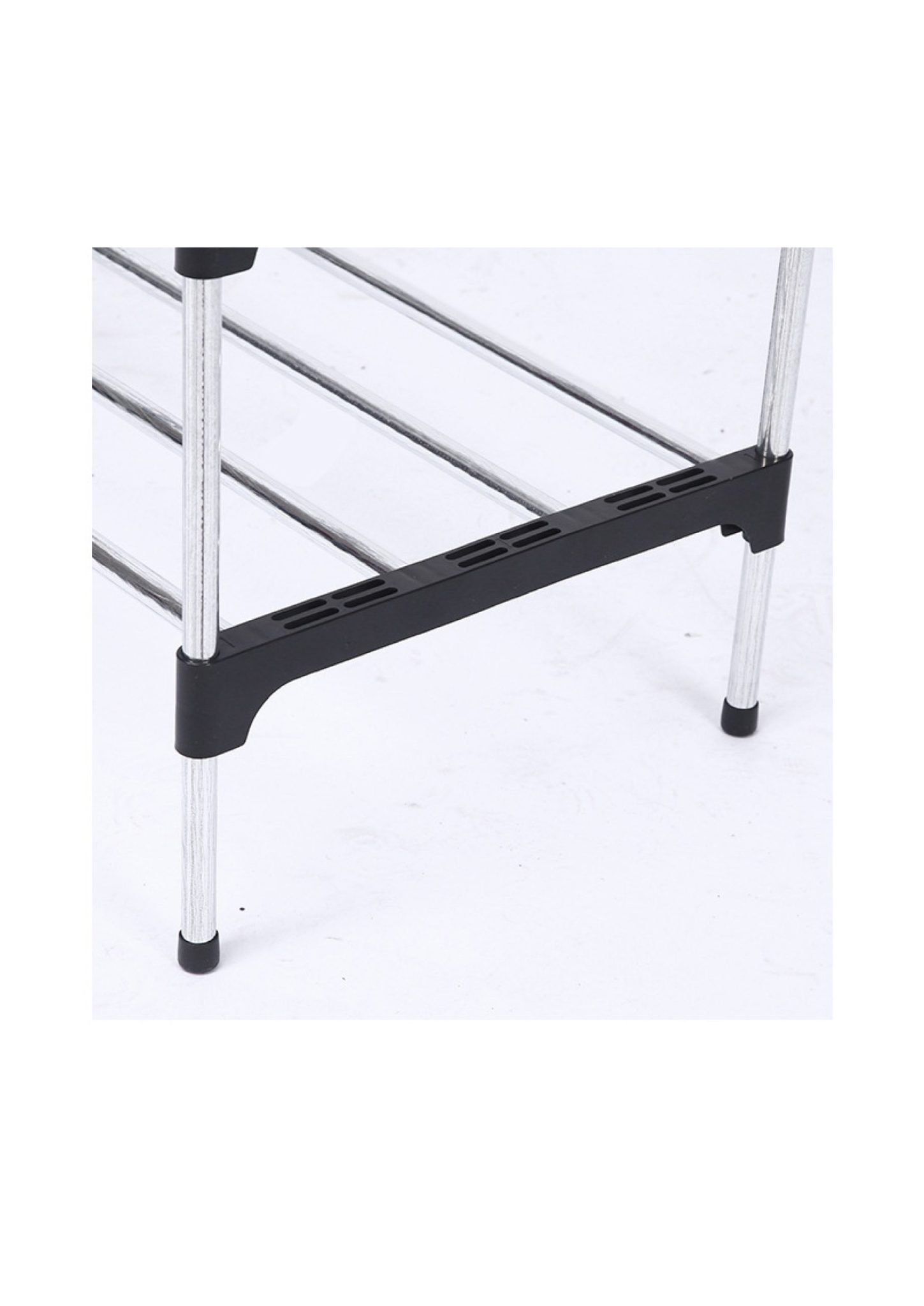 Radix 4 Tier Shoe Rack Black
