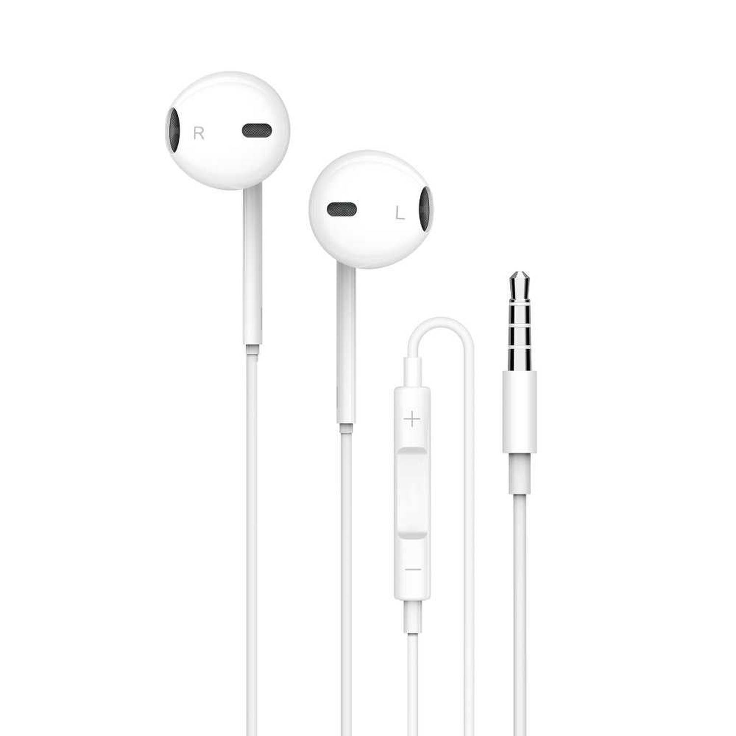 Porodo Earphones PD-STAEP-WH Soundtec Stereo Earphones - White