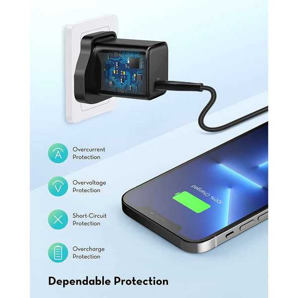 RAVPower RP-PC167 PD 20W Wall Charger 1C