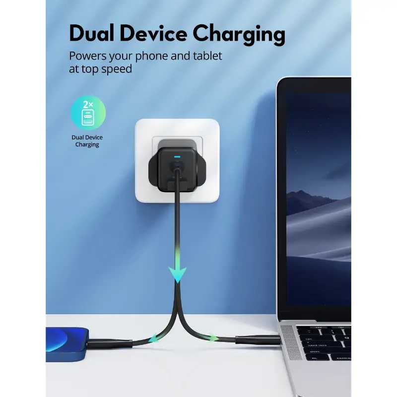 RAVPower RP-PC171 PD 45W2-Port Wall Charger