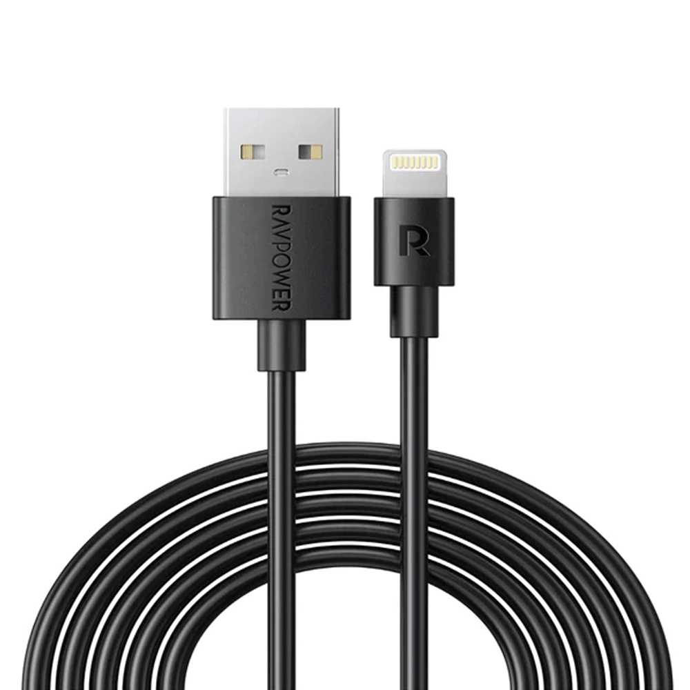 RAVPower RAV USBA-Lightning Cable 1m TPE Blk - RP-CB1014