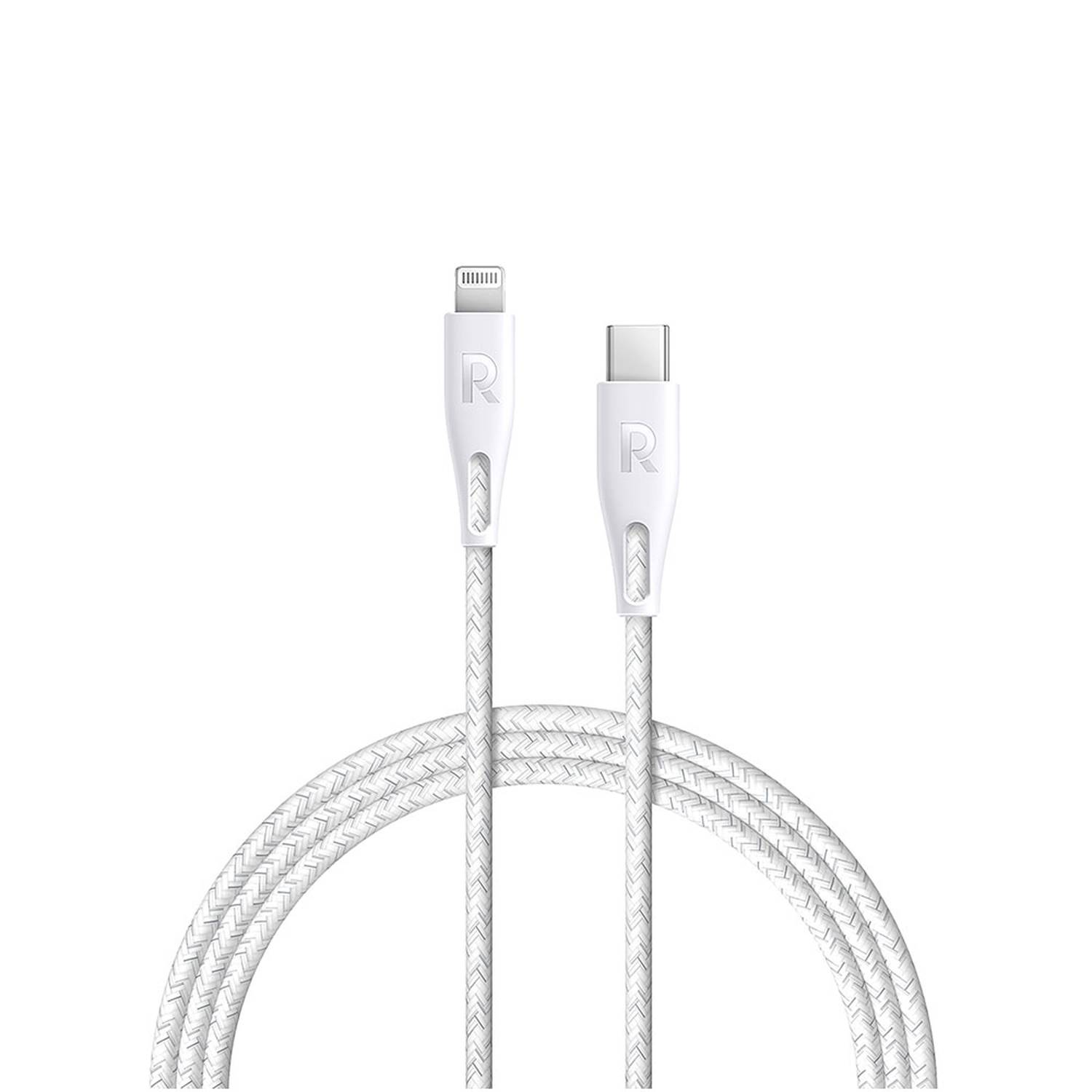 RAVPower RP-CB1018 Type-C to Lightning Cable 2m Nylon White