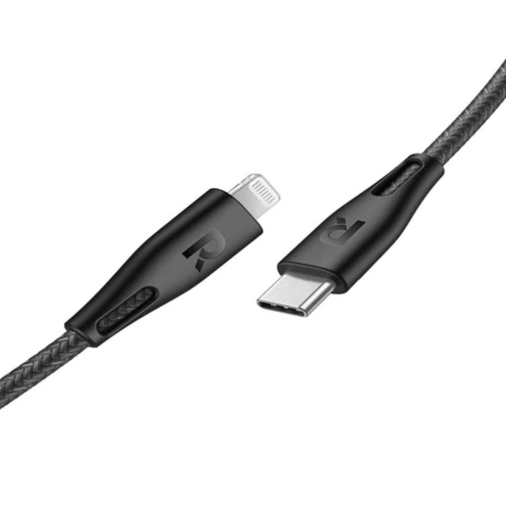 RAVPower RP-CB1018 Type-C to Lightning Cable 2m Nylon Black