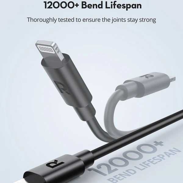 RAVPower RP-CB1016 TypeC-Lightning Cable 1m  TPE Black