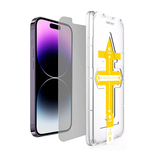 Engage Privacy Tempered Glass Protector with Installation Tray - iPhone 14 Pro
