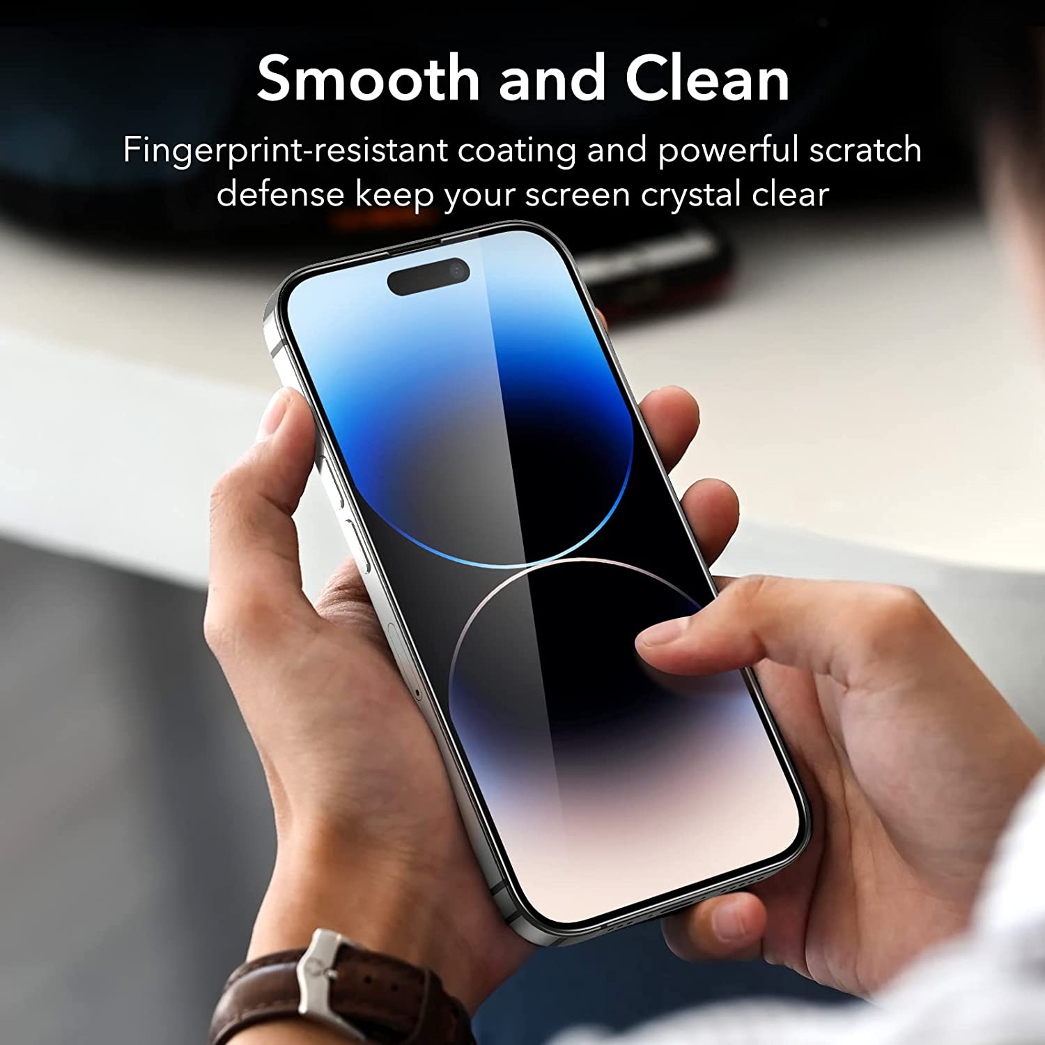 ESR iPhone 14 Pro Armorite edge-to-edge Tempered Glass Screen Protector 2 Pack