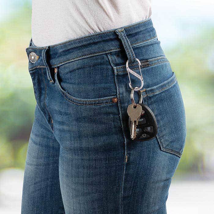 Nite Ize - S-Biner KeyRing Steel - Stainless - KRGS-11-R3