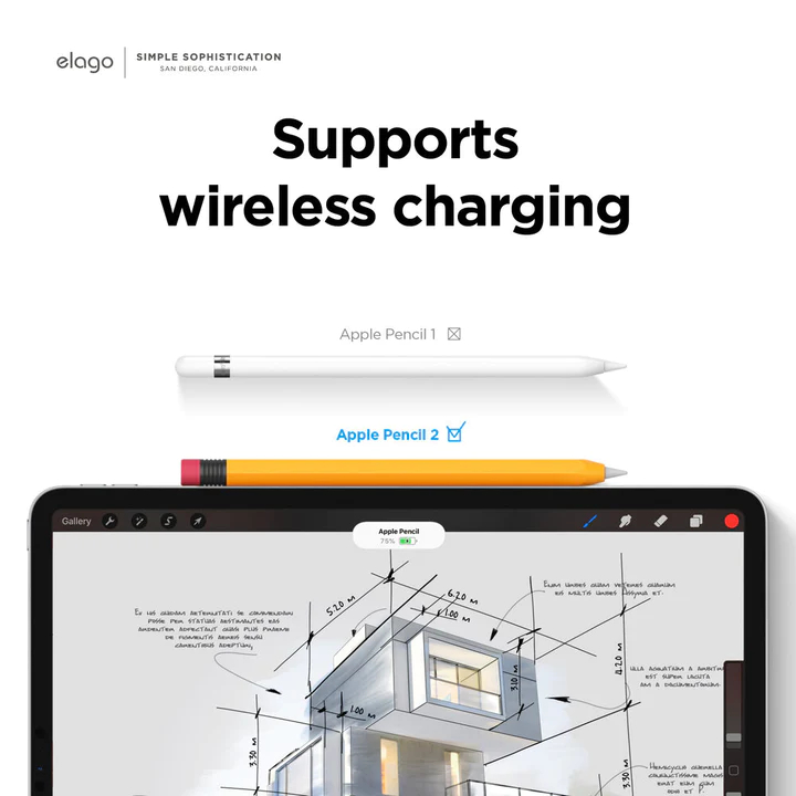 Elago Apple Pencil 2nd Gen Monami Case - Yellow