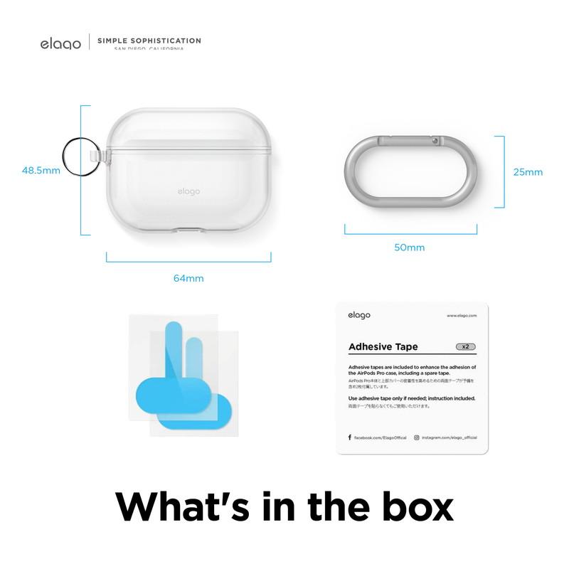 Elago AirPods Pro 1&2 Clear Hang Case - Transparent