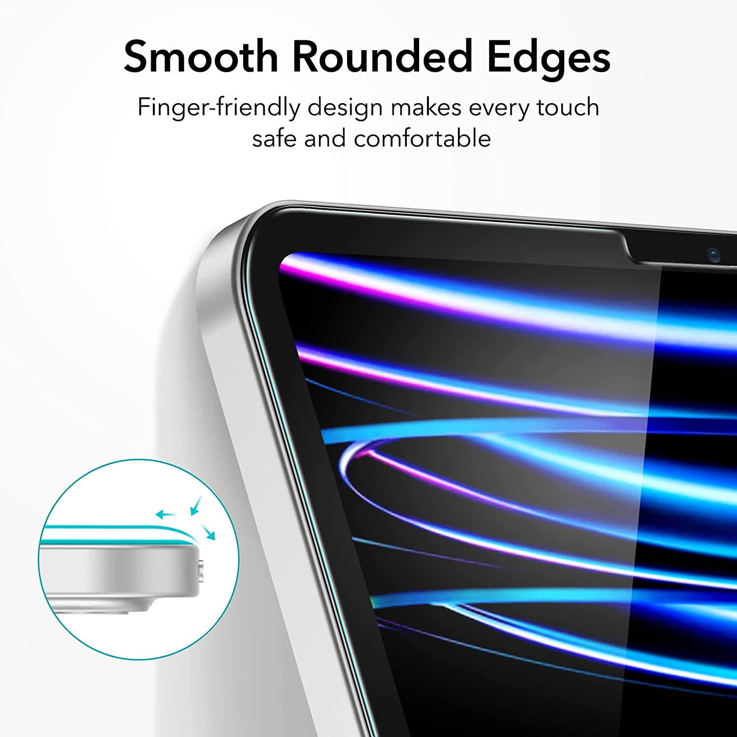 ESR iPad Air 5 2022/Air 4 2020 & iPad Pro 11 2021/2020/2018 Tempered Glass Screen Protector