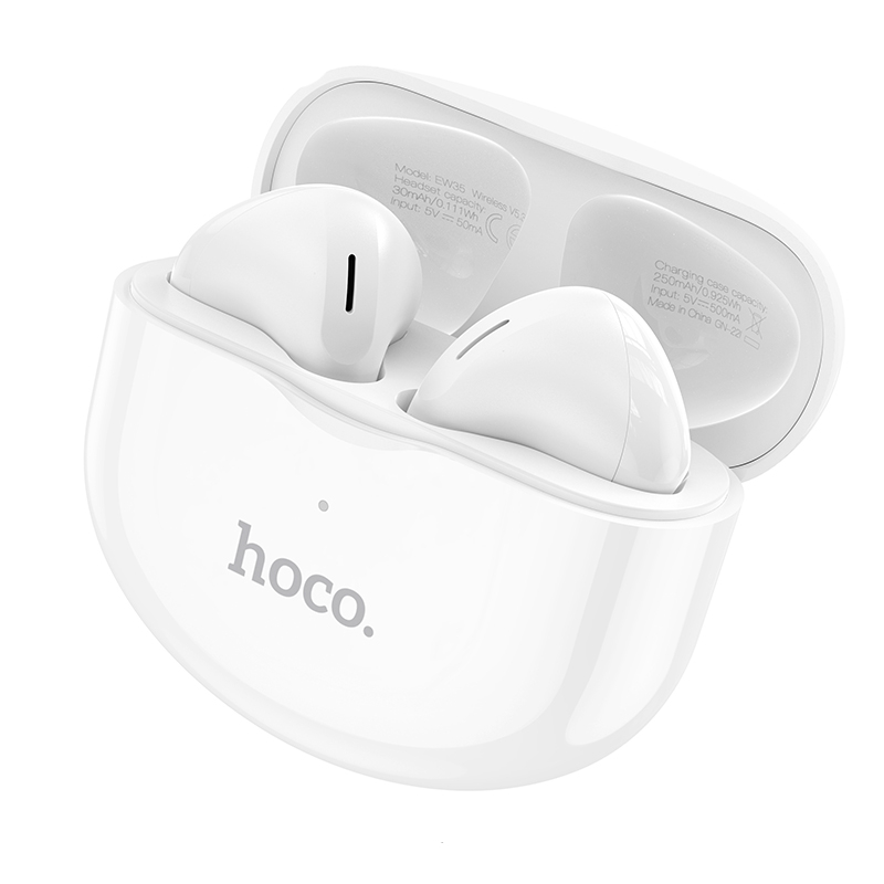 Hoco EW35 Sonido True Wireless BT Headset Earbuds White