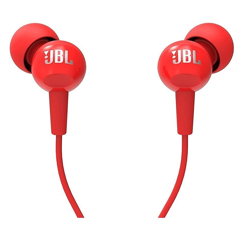 JBL C100SI Wired In-Ear Headphones - Red