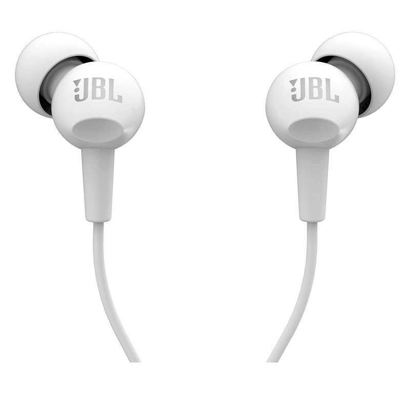 JBL C100SI Wired In-Ear Headphones - White